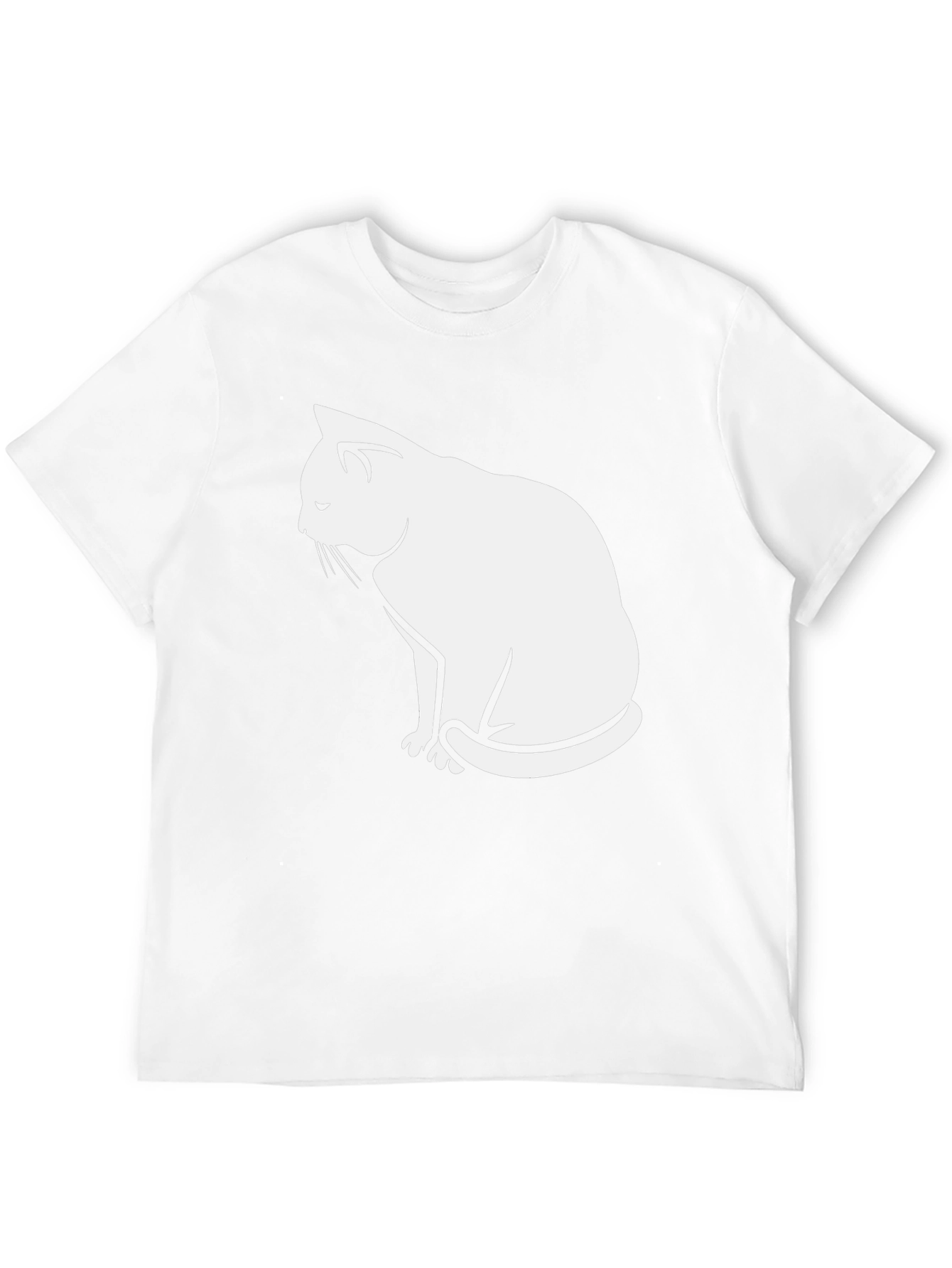 Black Cat Silhouette T-Shirt