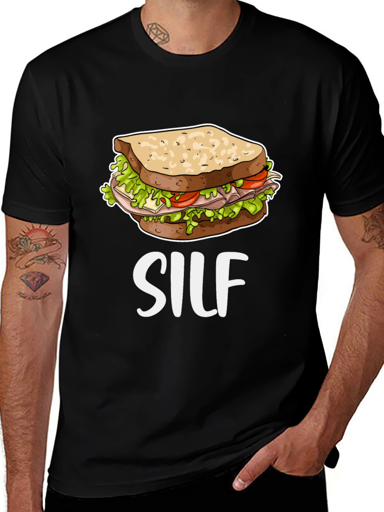 SILF Sandwich Funny T-Shirt