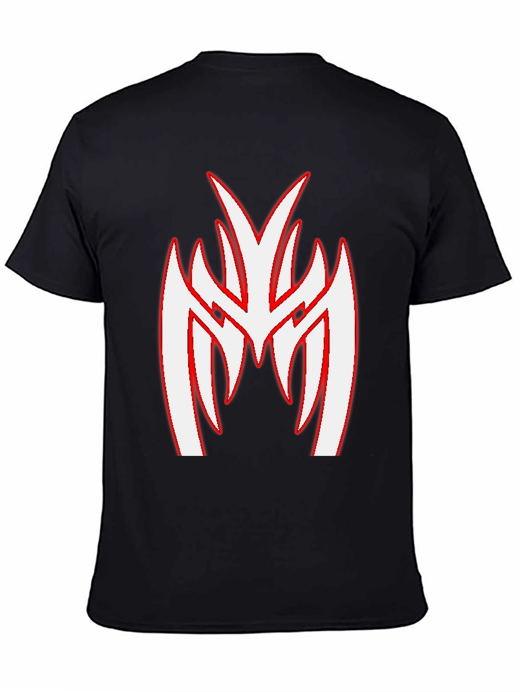 Black T-Shirt with Unique Graphic Print