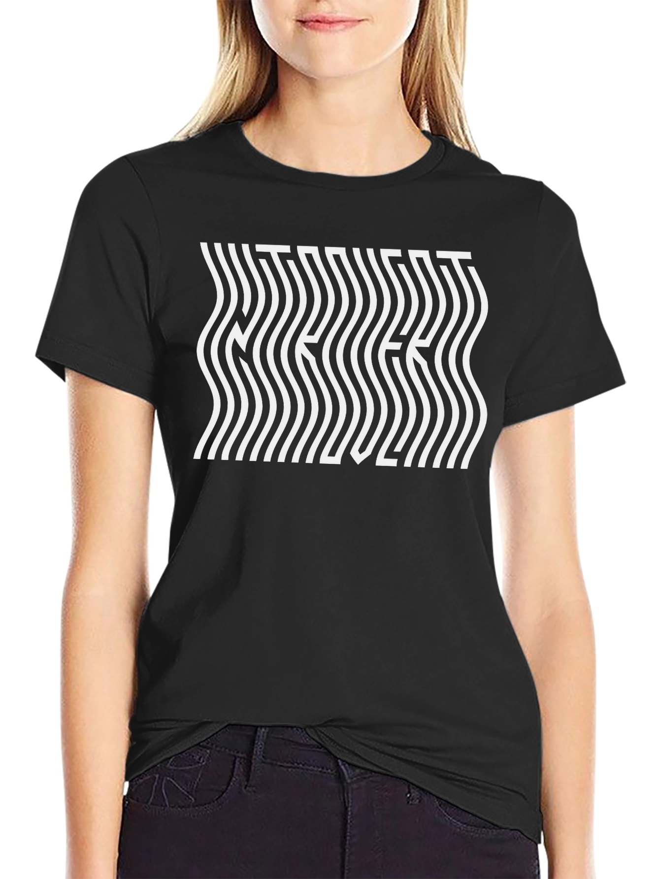 Optical Illusion T-Shirt - Abstract Graphic Tee