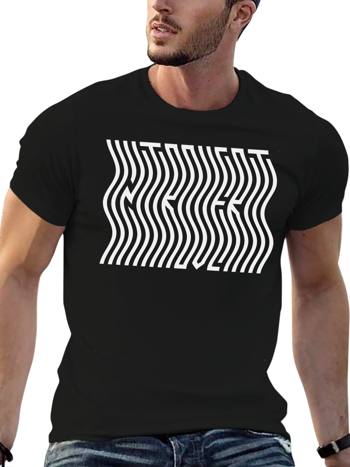 Optical Illusion T-Shirt - Abstract Graphic Tee