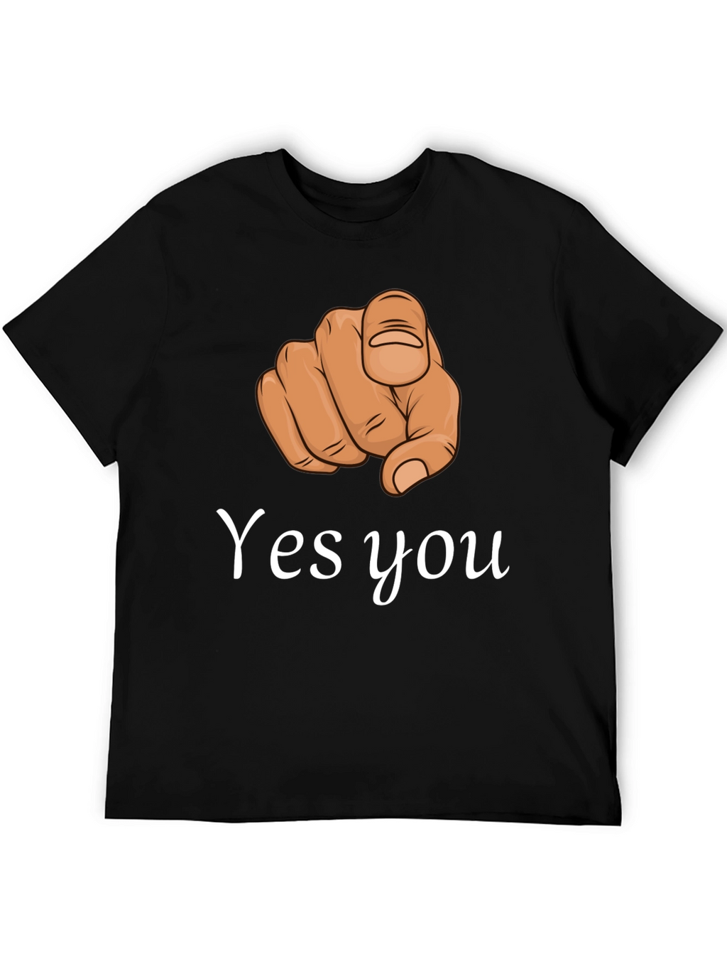Yes You Pointing Finger Graphic T-Shirt