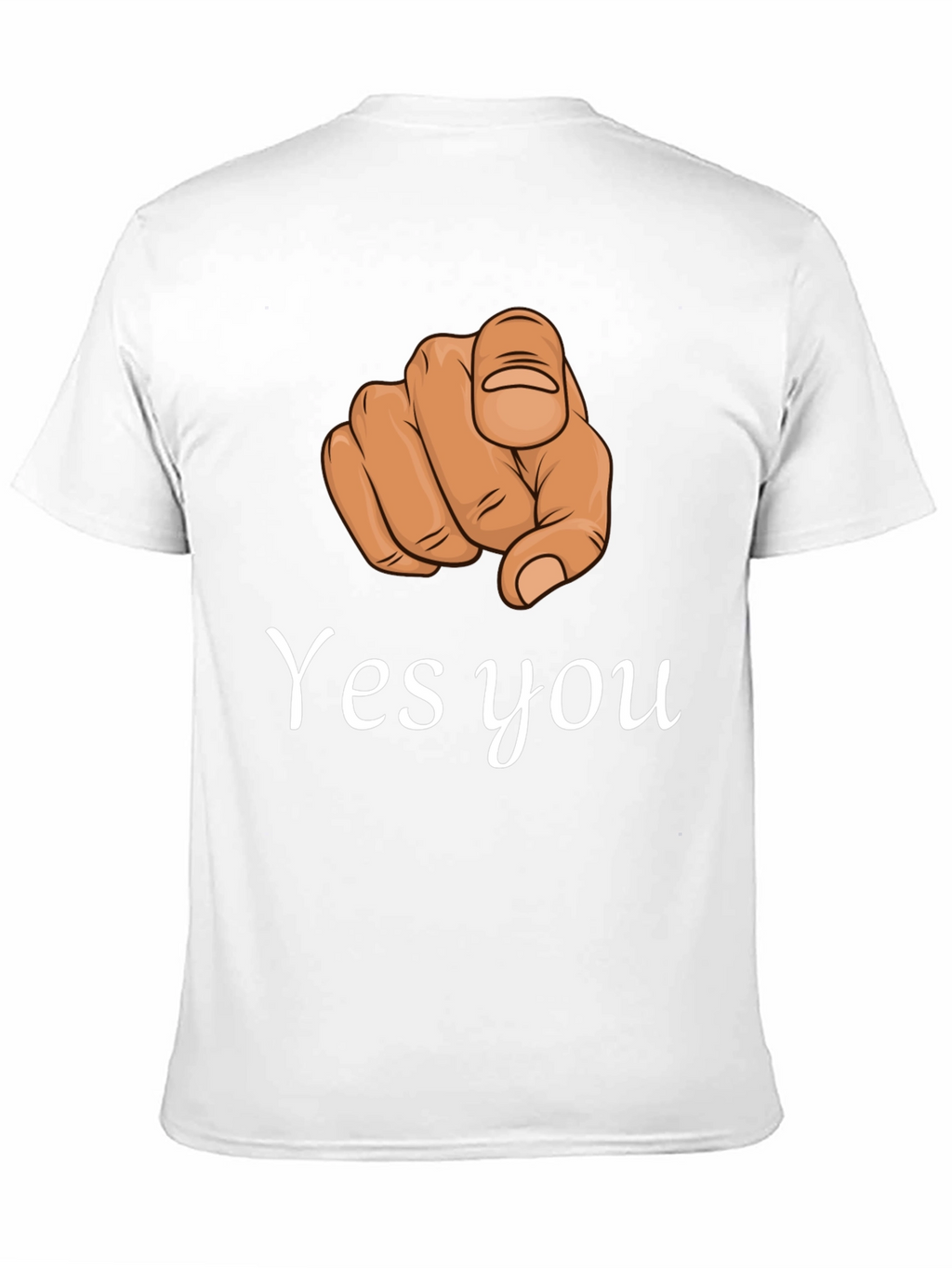 Yes You Pointing Finger Graphic T-Shirt