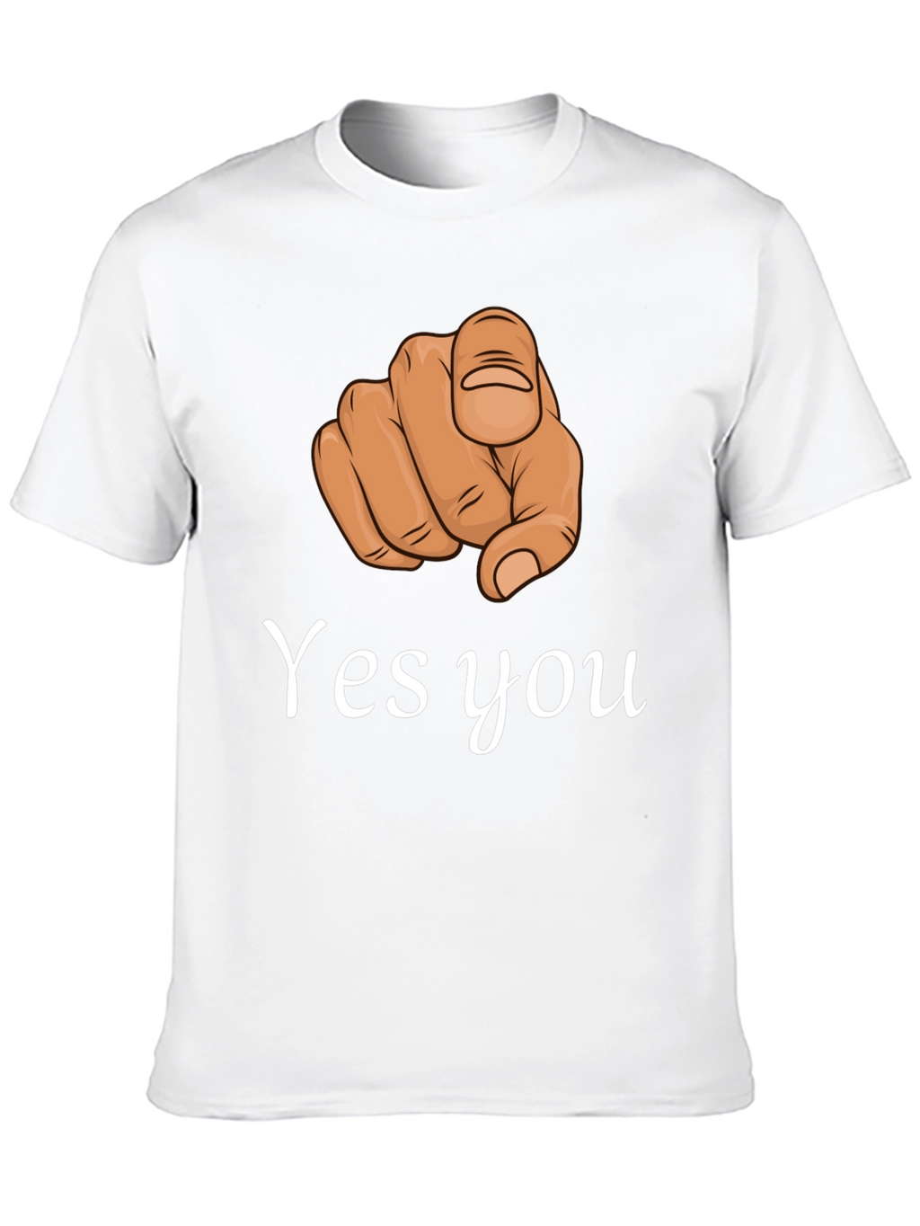 Yes You Pointing Finger Graphic T-Shirt