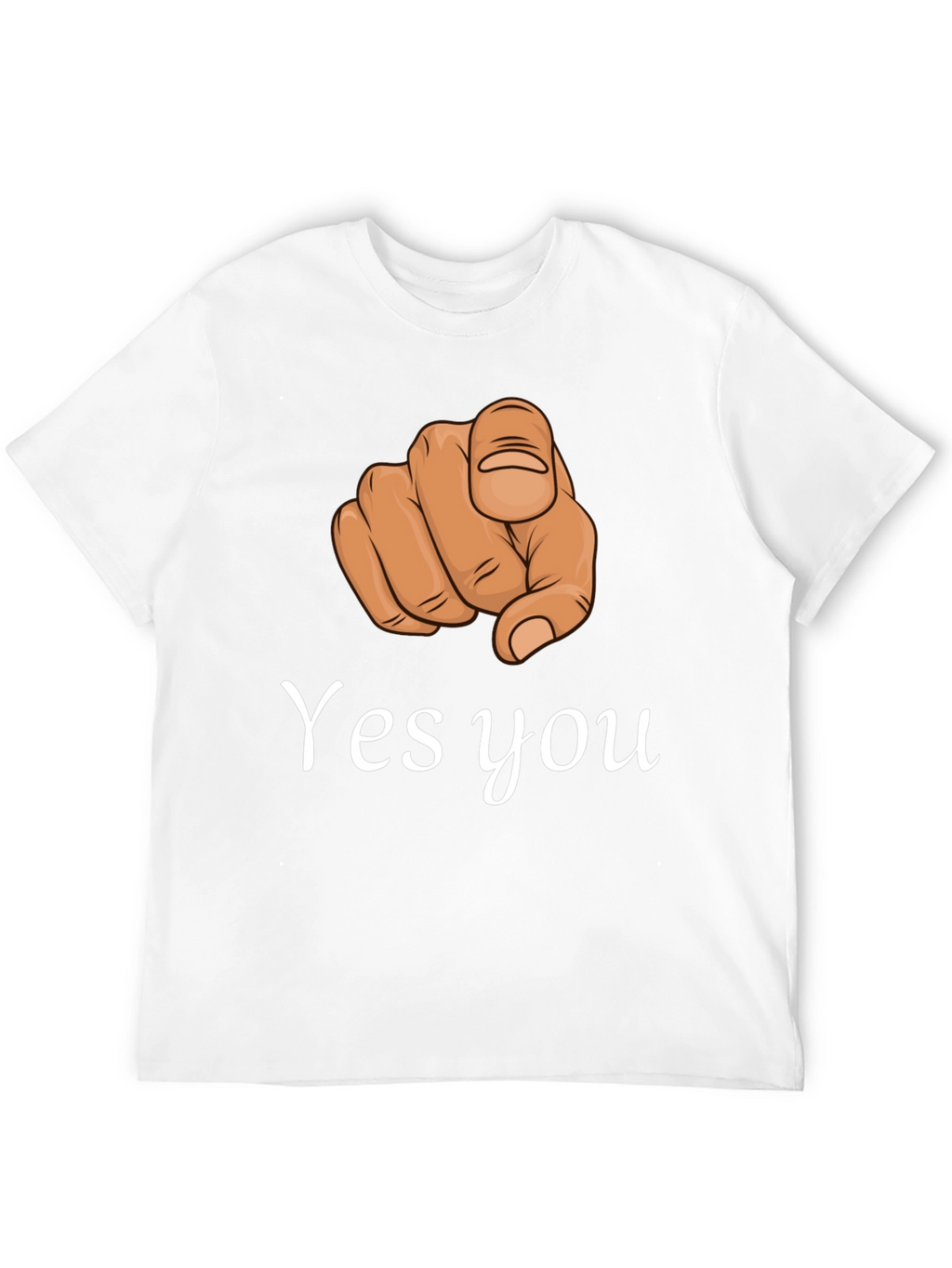 Yes You Pointing Finger Graphic T-Shirt