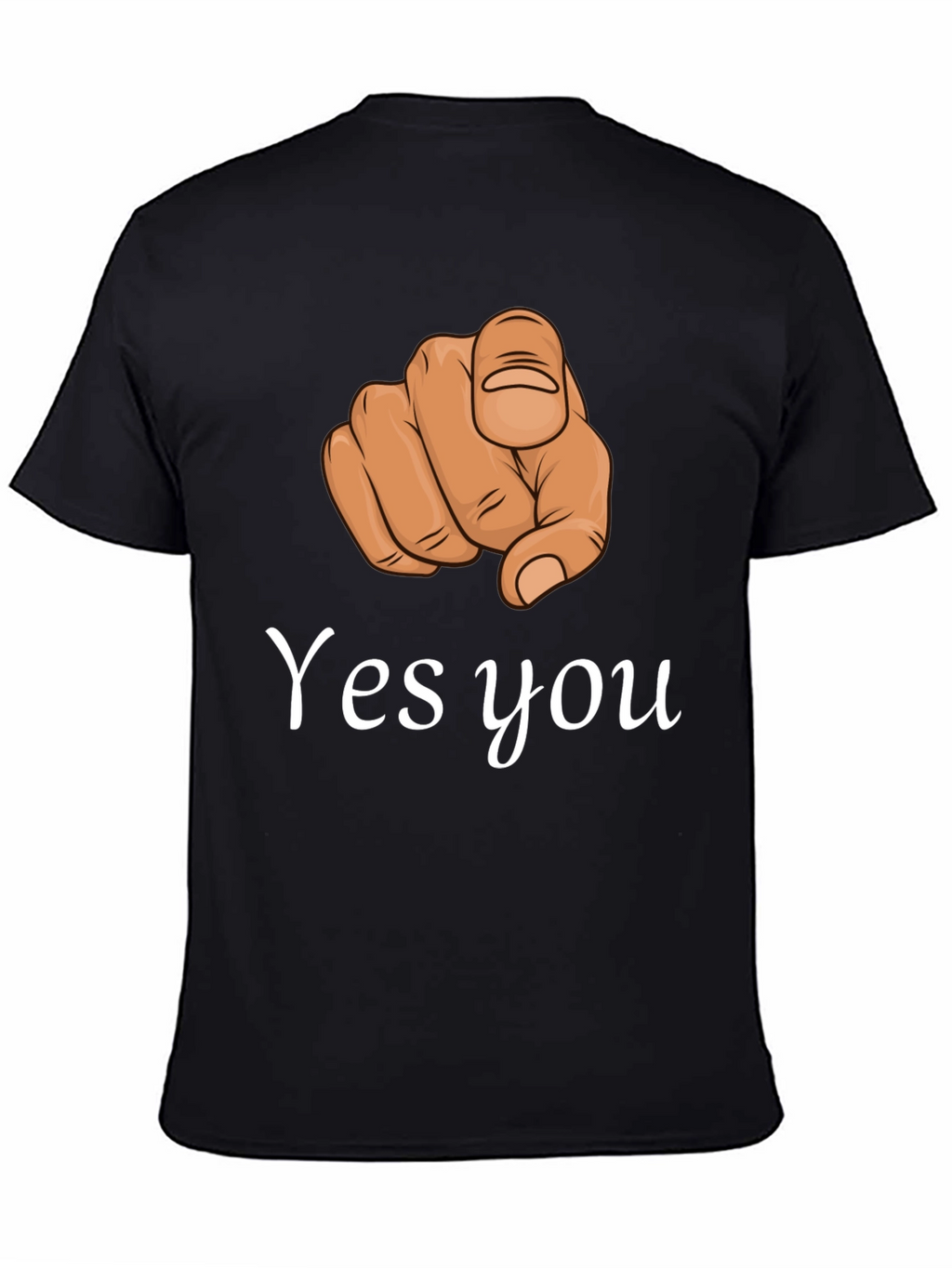 Yes You Pointing Finger Graphic T-Shirt