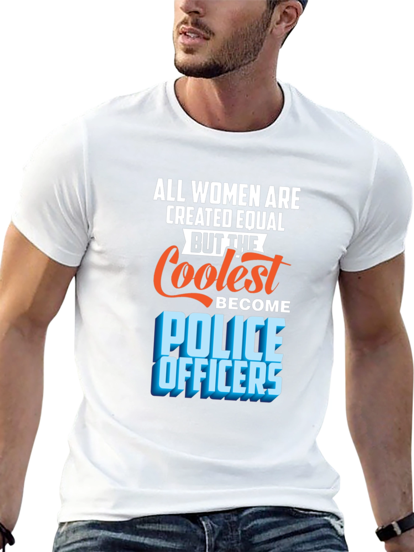 Coolest Police Officers Womens T-Shirt