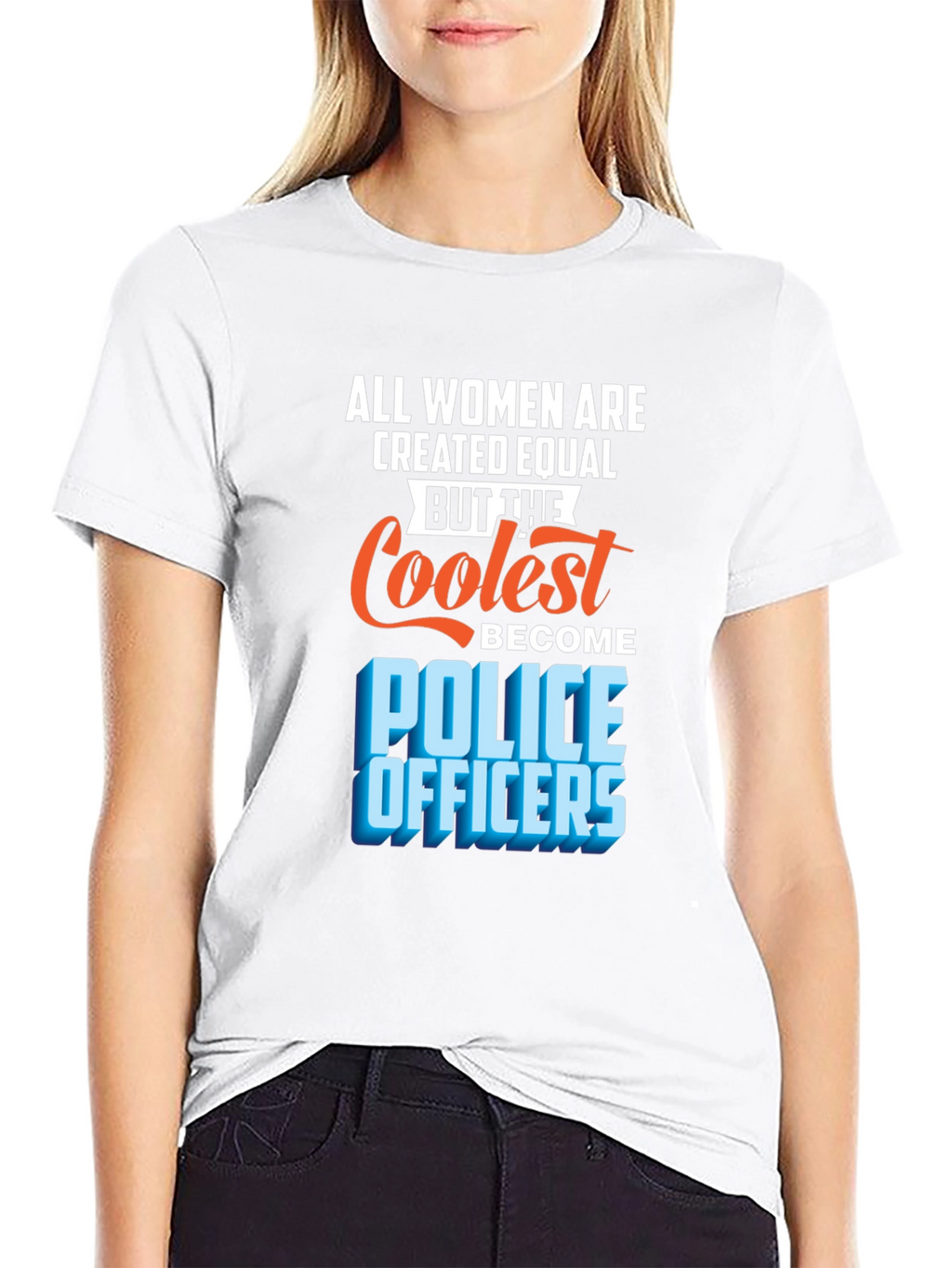 Coolest Police Officers Womens T-Shirt