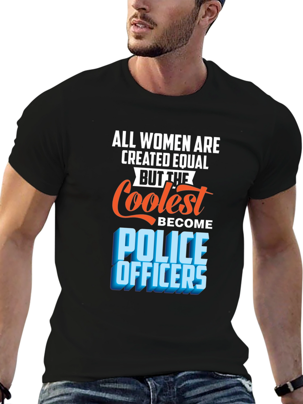 Coolest Police Officers Womens T-Shirt