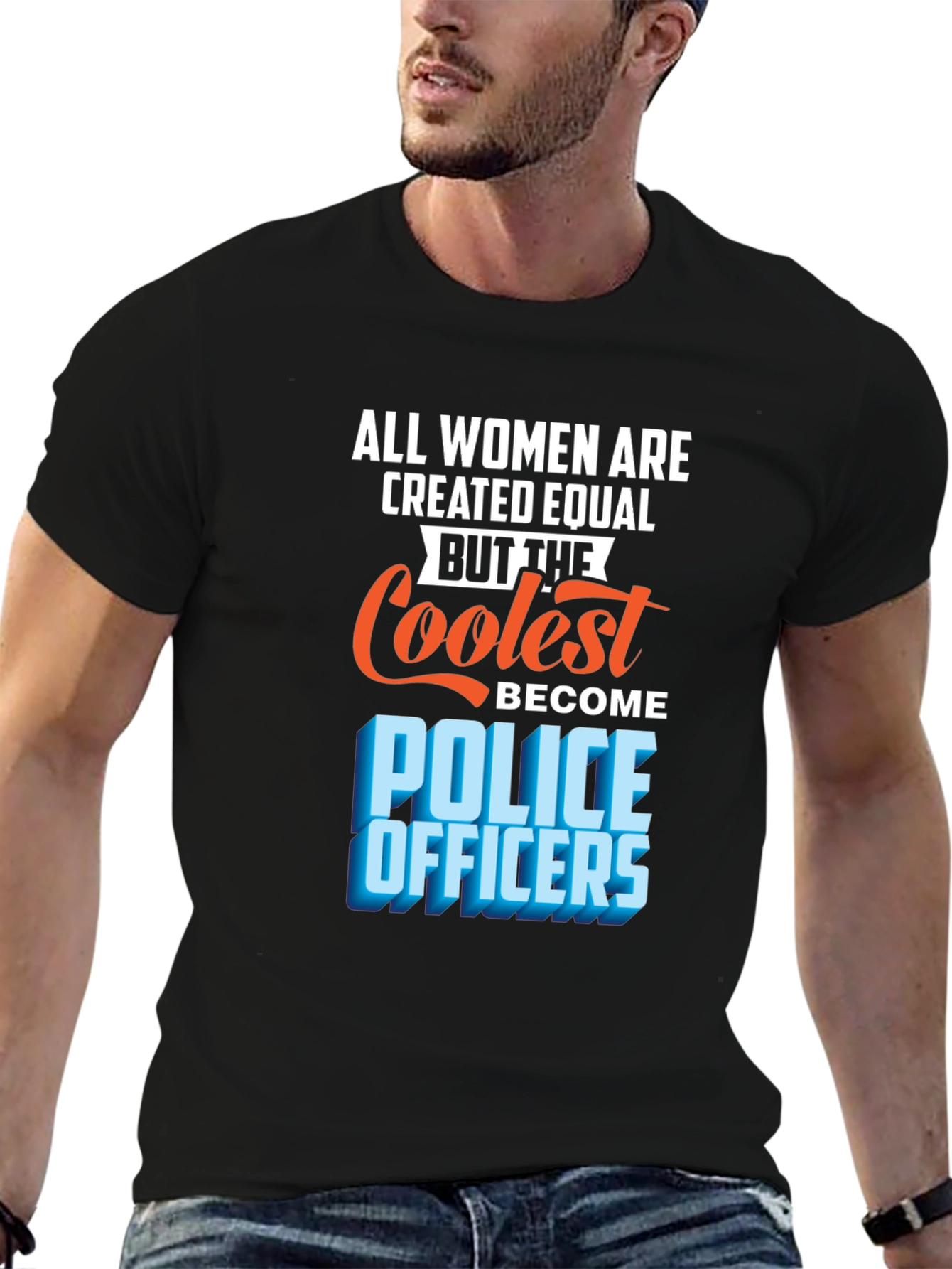 Coolest Police Officers Womens T-Shirt