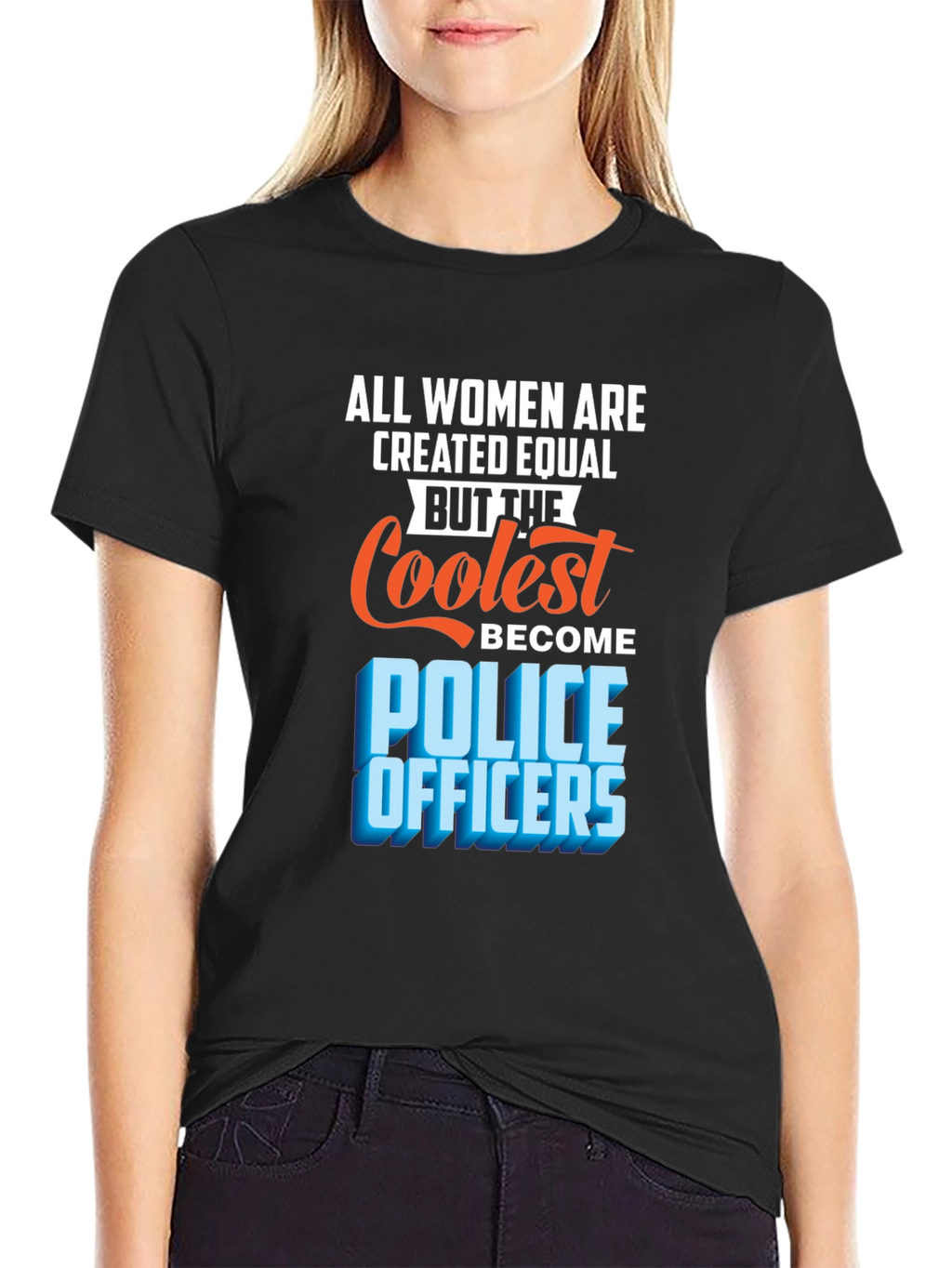 Coolest Police Officers Womens T-Shirt