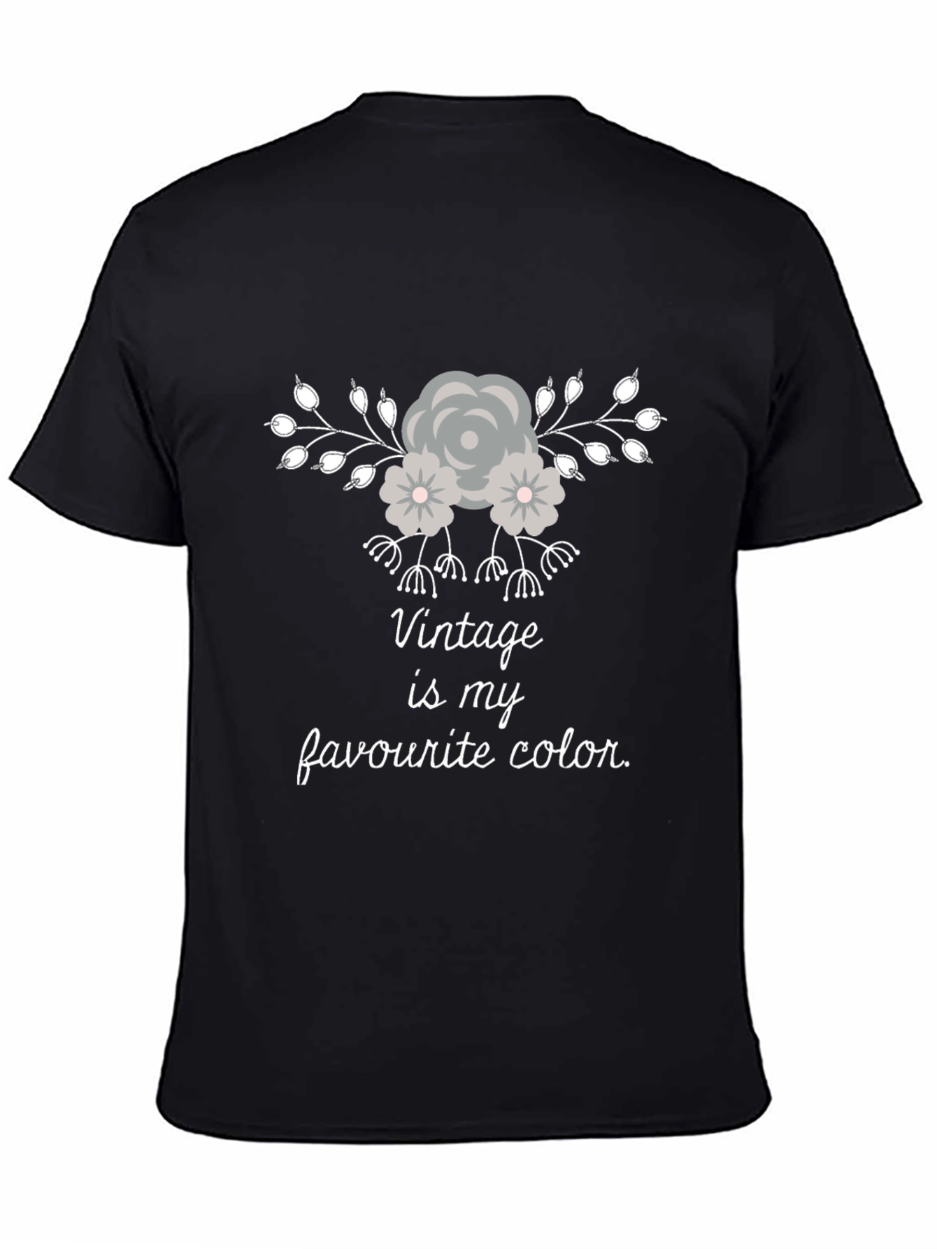 Vintage Style T-Shirt - Vintage is My Favourite Color