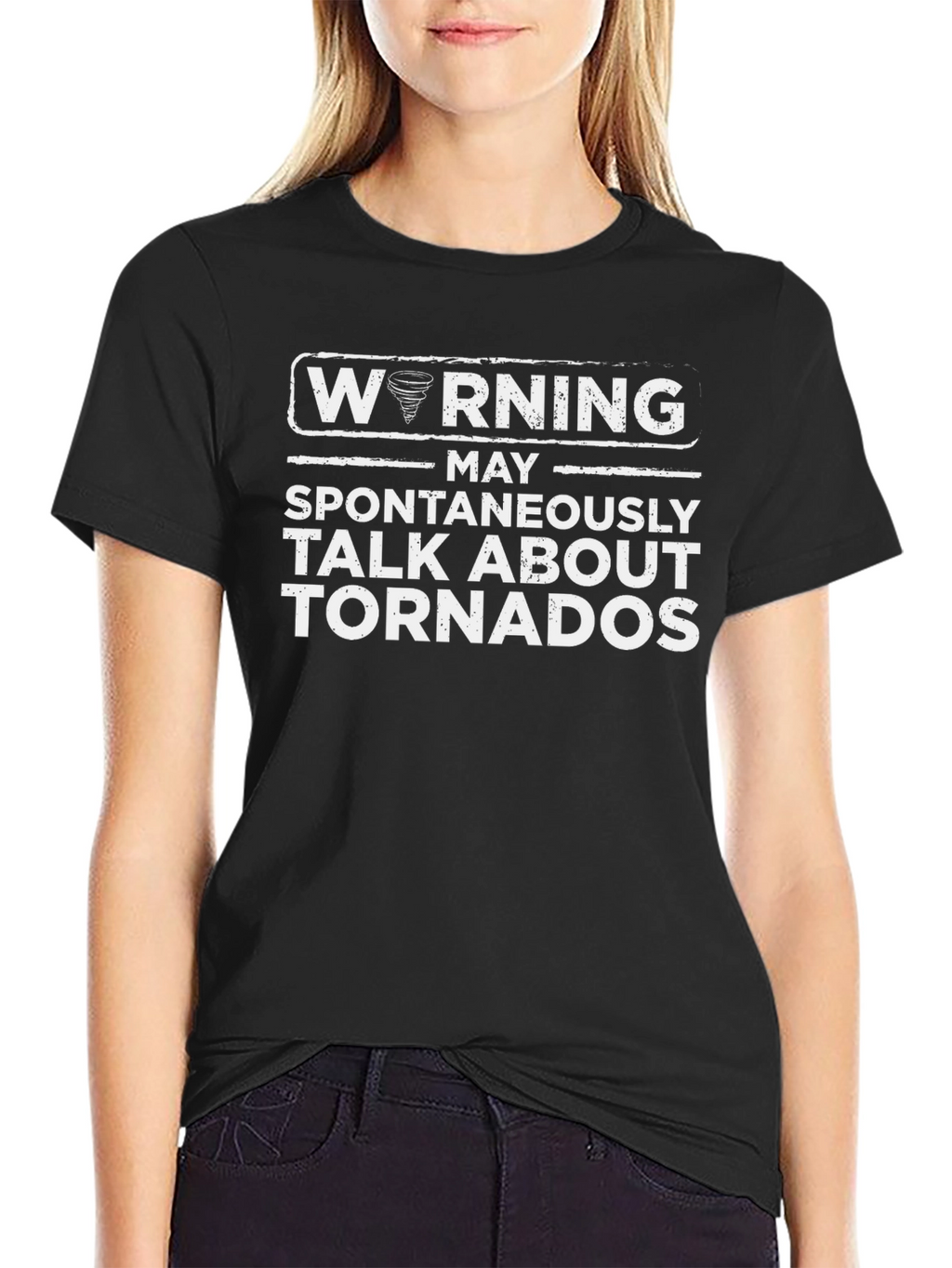 Warning May Spontaneously Talk About Tornadoes T-Shirt