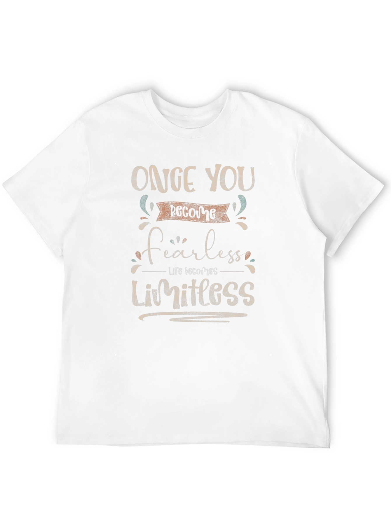 Fearless Limitless Graphic Print T-Shirt