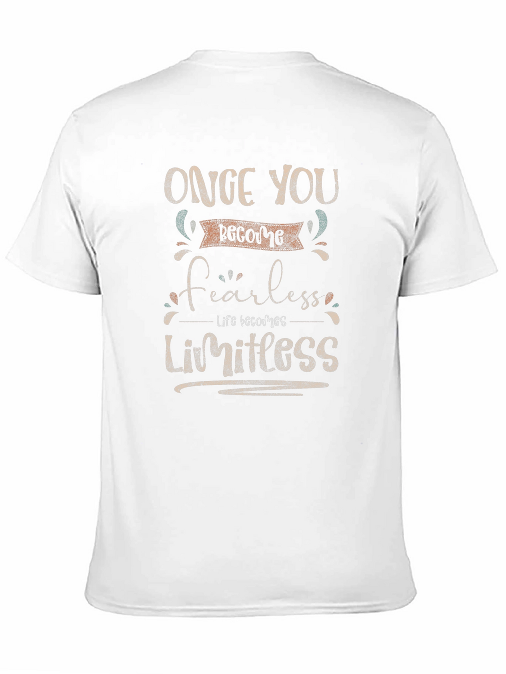 Fearless Limitless Graphic Print T-Shirt
