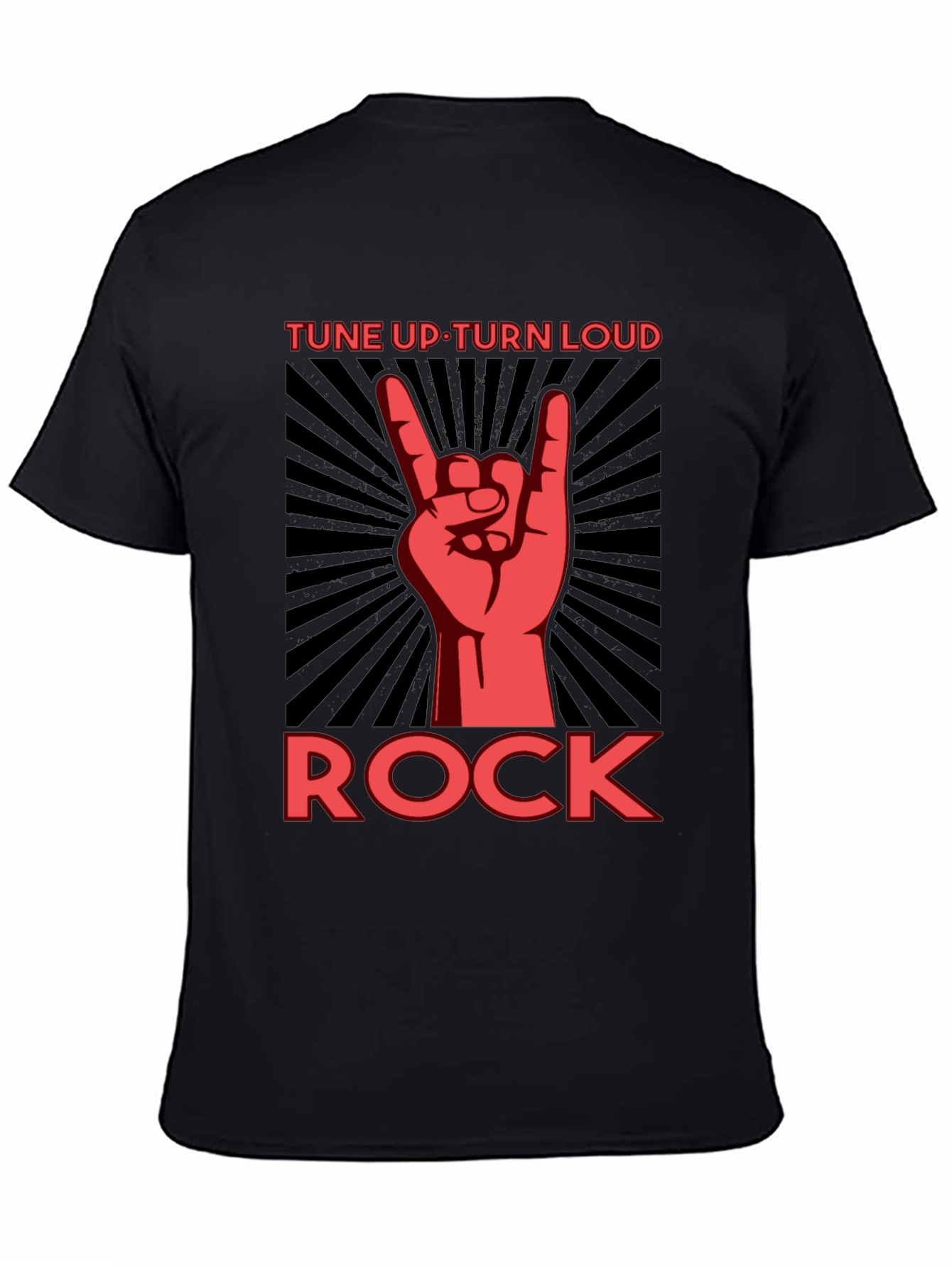 Tune Up Turn Loud Rock Graphic Tee