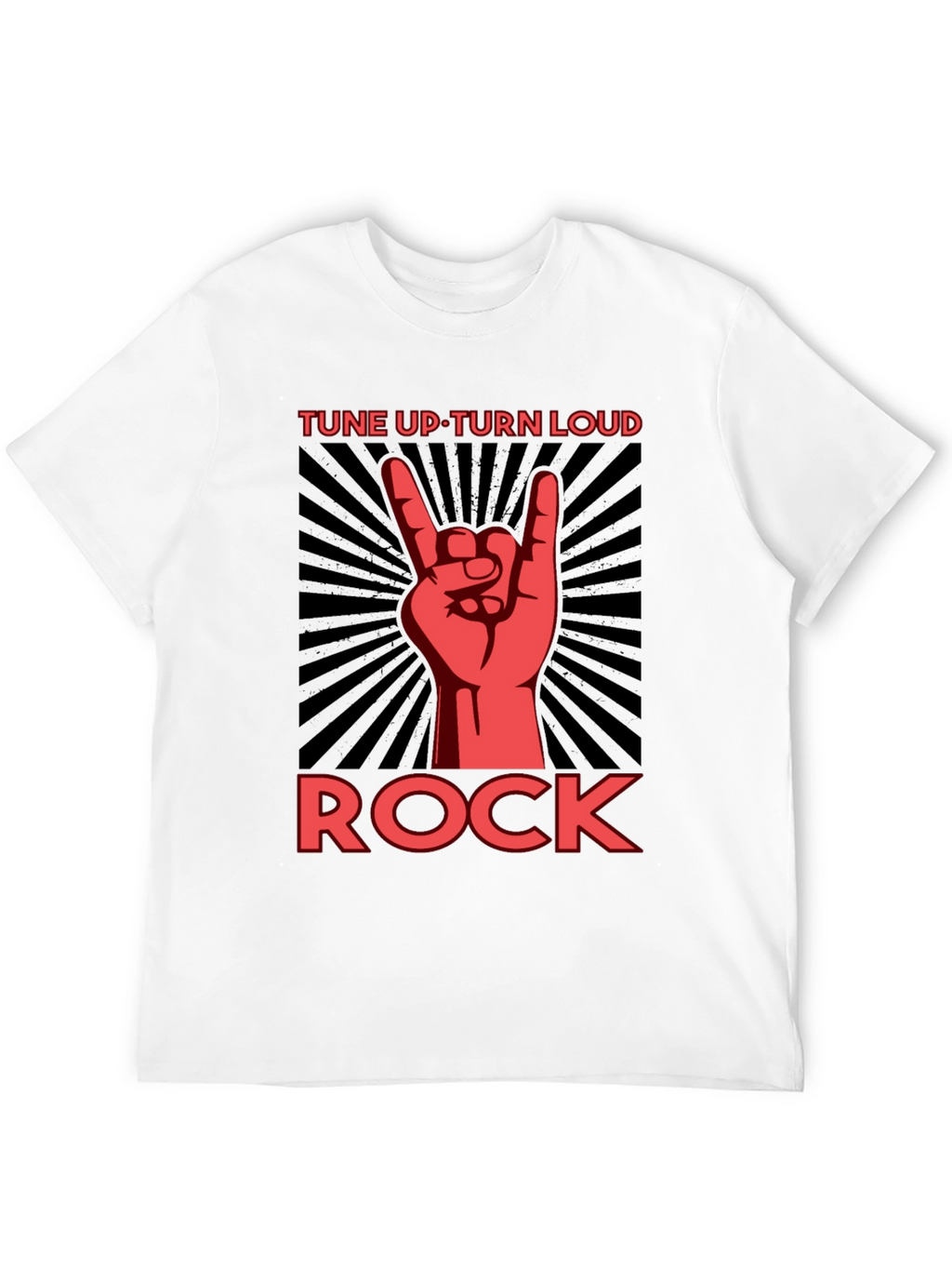 Tune Up Turn Loud Rock Graphic Tee