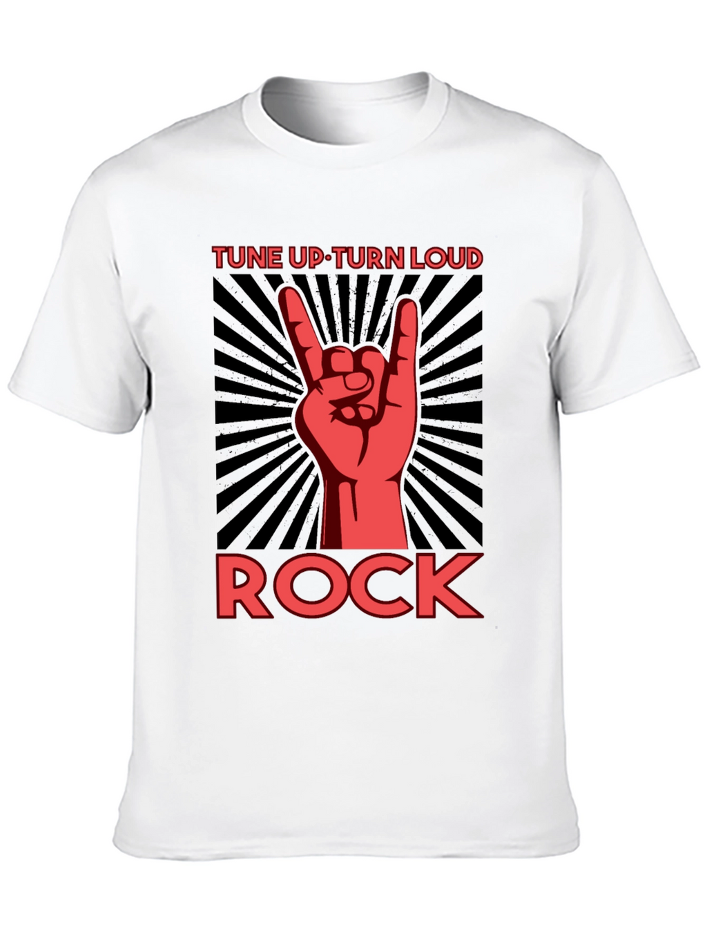 Tune Up Turn Loud Rock Graphic Tee