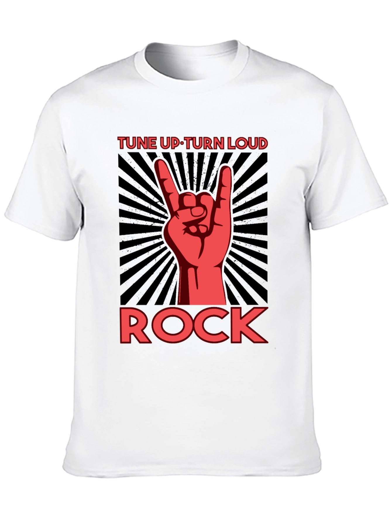 Tune Up Turn Loud Rock Graphic Tee