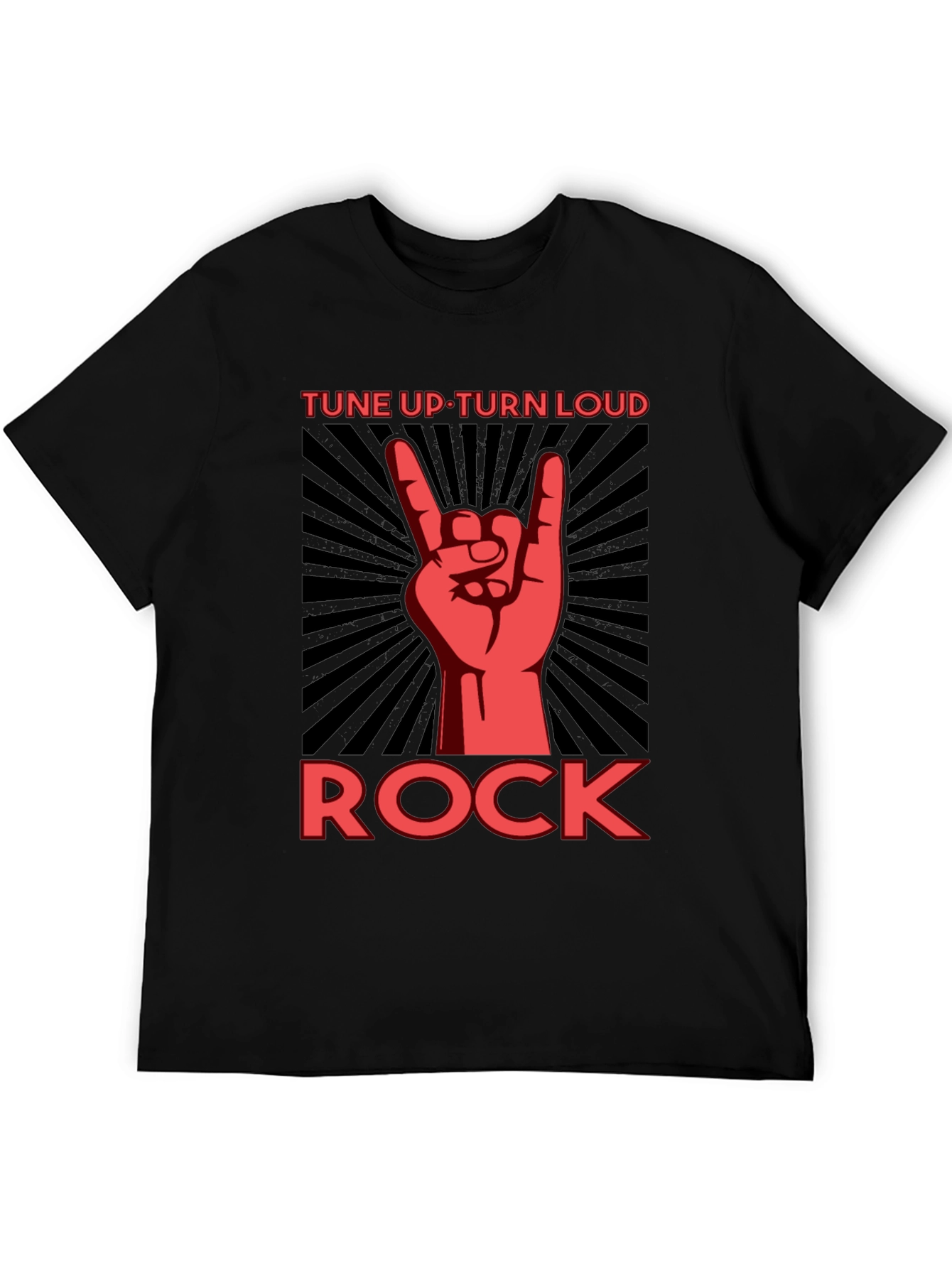 Tune Up Turn Loud Rock Graphic Tee