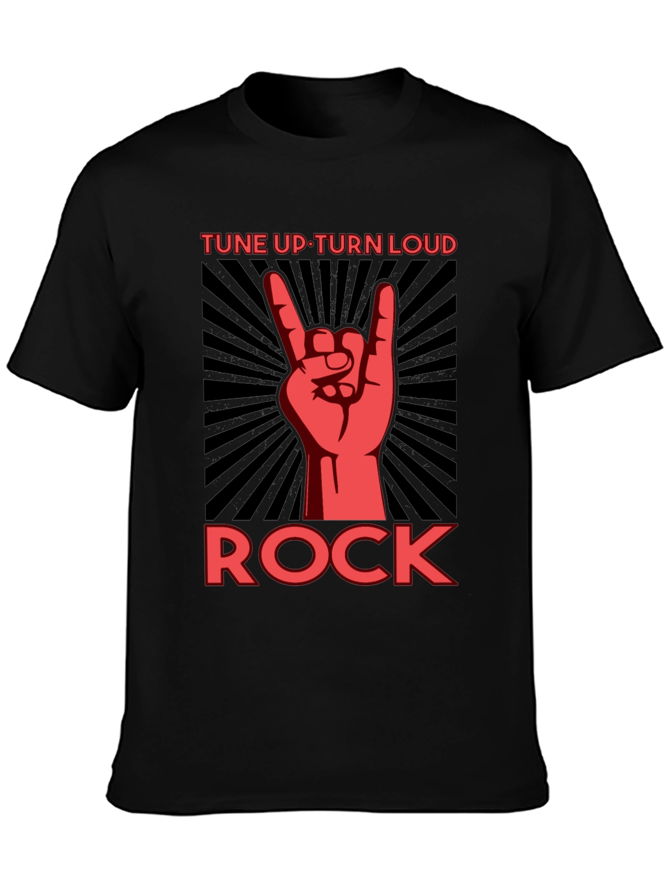 Tune Up Turn Loud Rock Graphic Tee