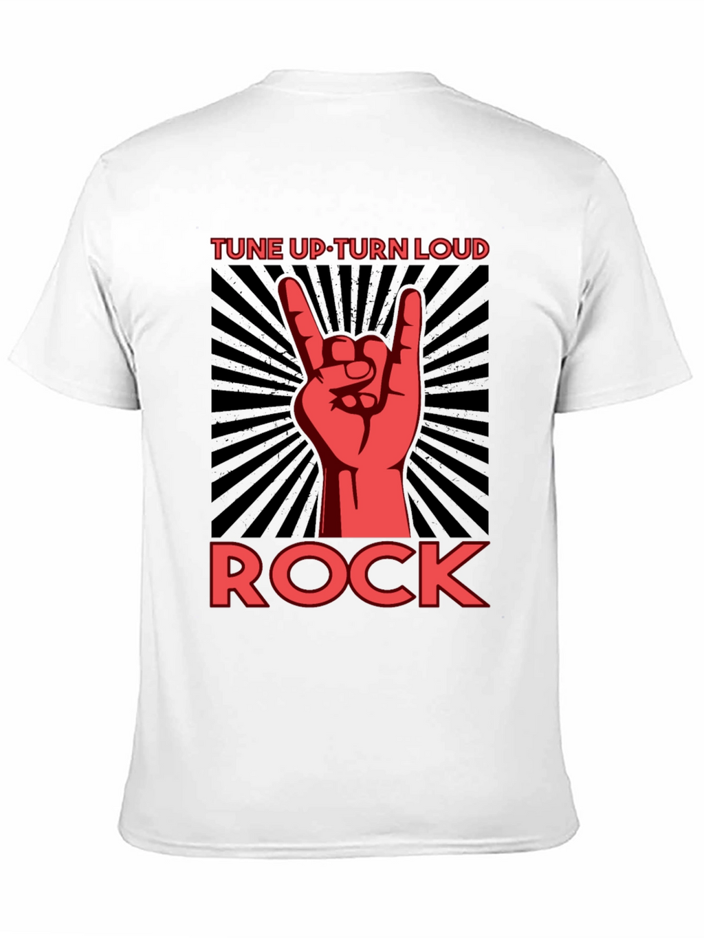 Tune Up Turn Loud Rock Graphic Tee