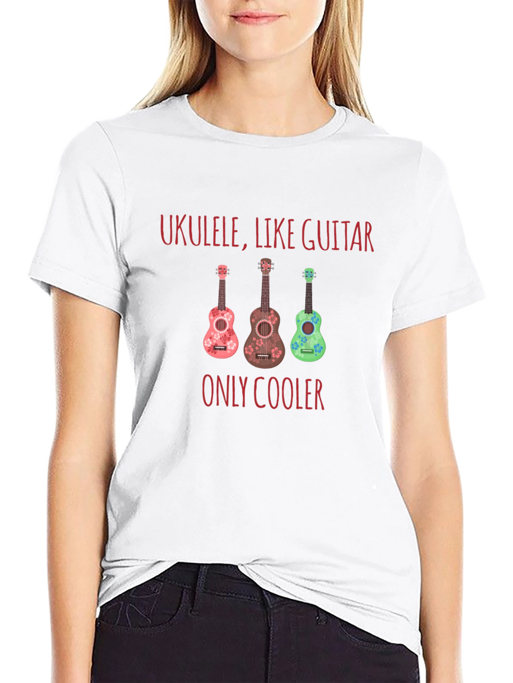 Ukulele Like Guitar T-Shirt - Musician Tee