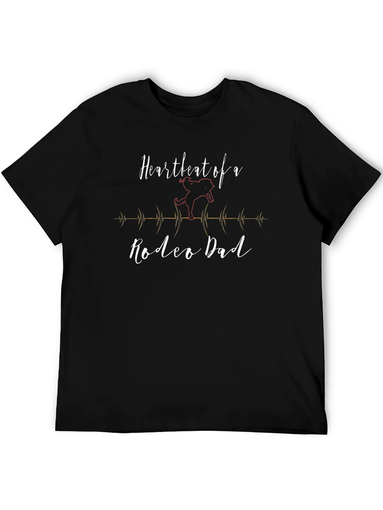 Rodeo Dad Heartbeat Graphic Tee