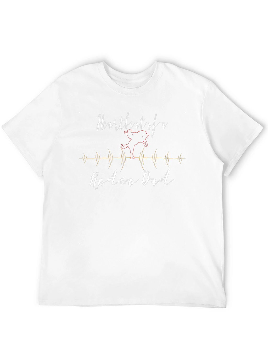 Rodeo Dad Heartbeat Graphic Tee