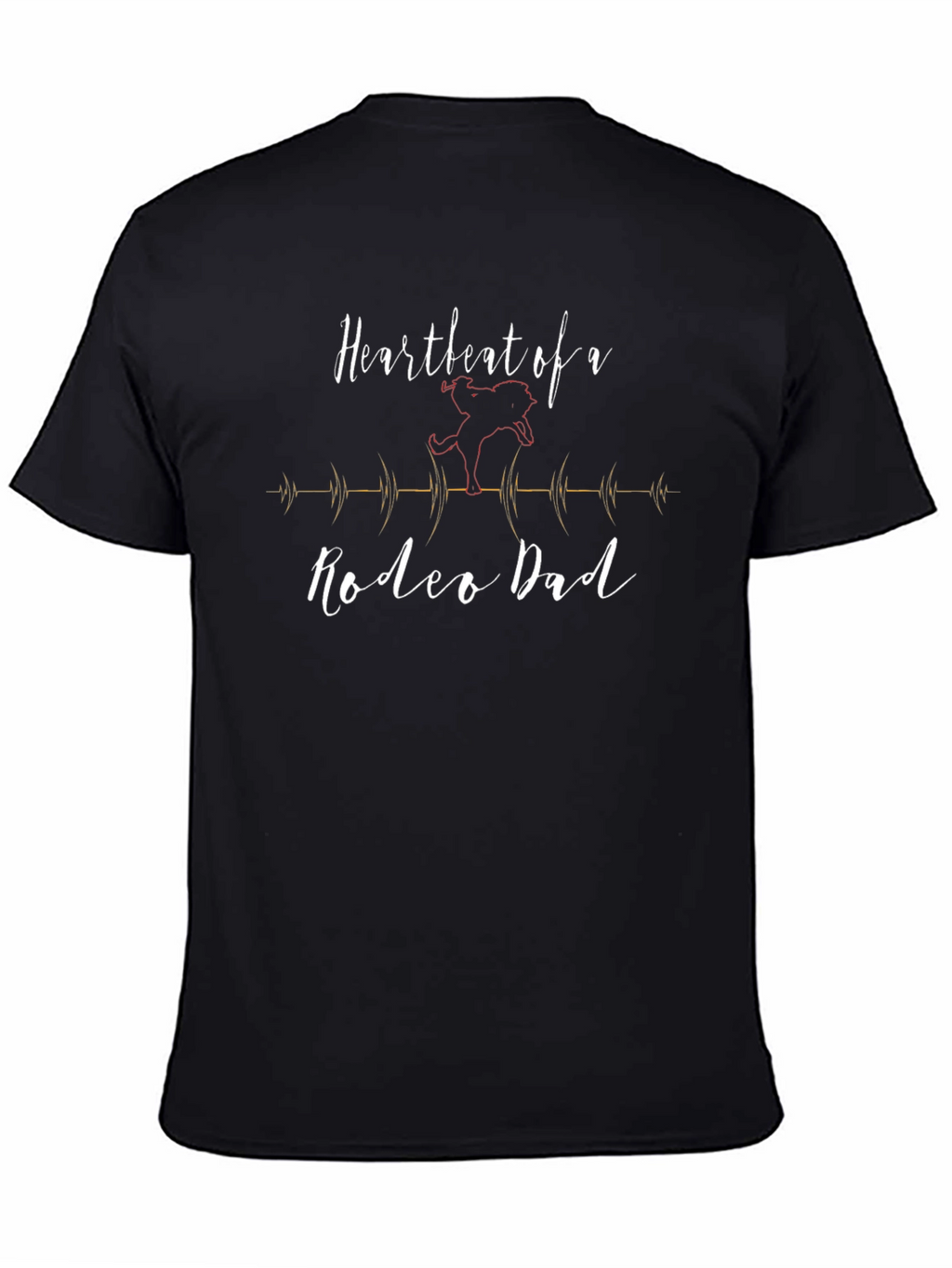 Rodeo Dad Heartbeat Graphic Tee