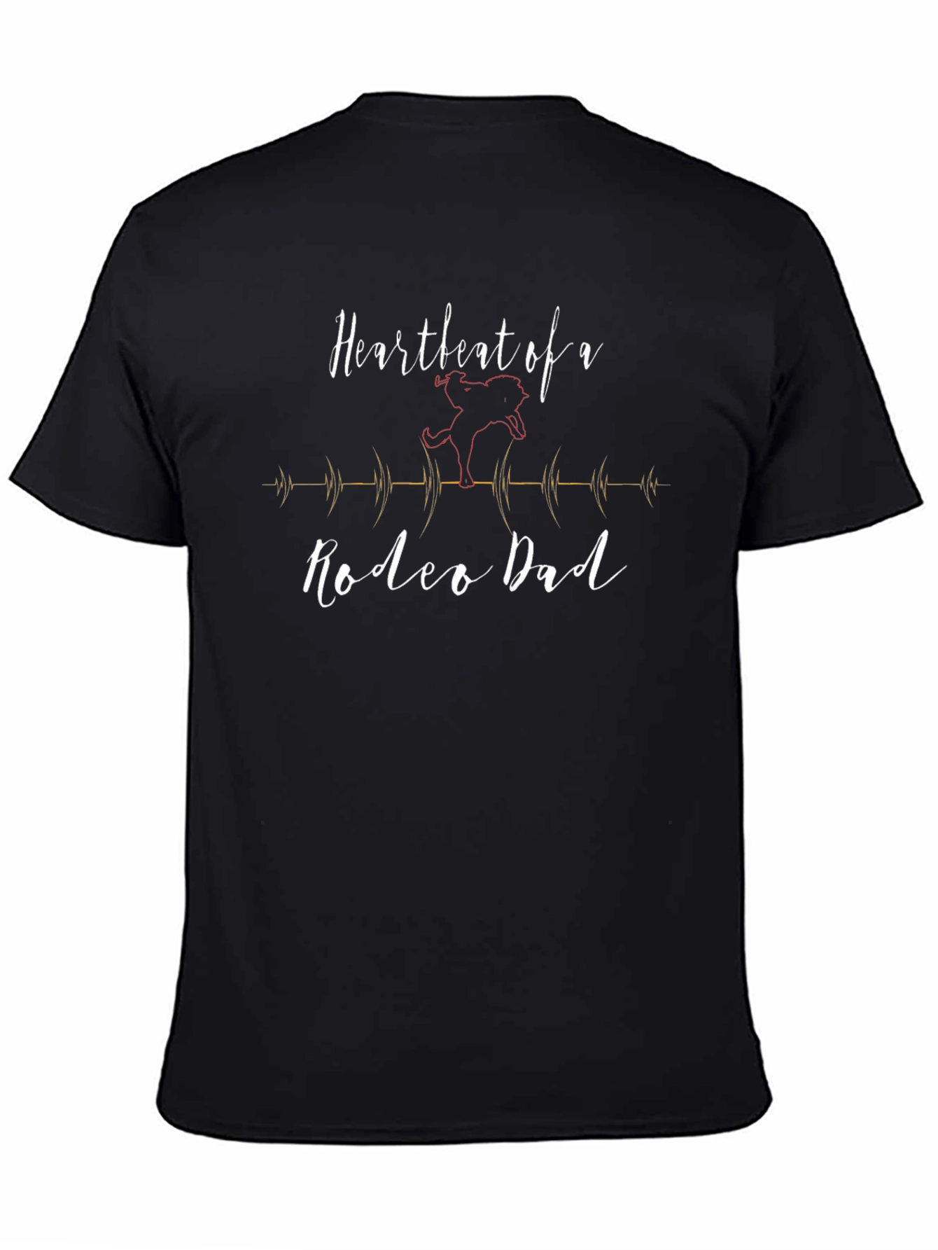 Rodeo Dad Heartbeat Graphic Tee