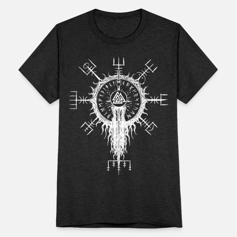 Vegvisir Viking runes compass Wotansknot Futhark
