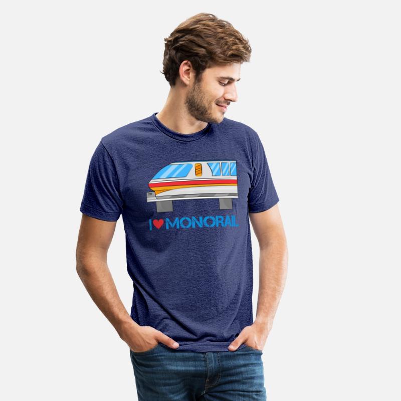 Vehicle Monorail T shirt. Public Transportation