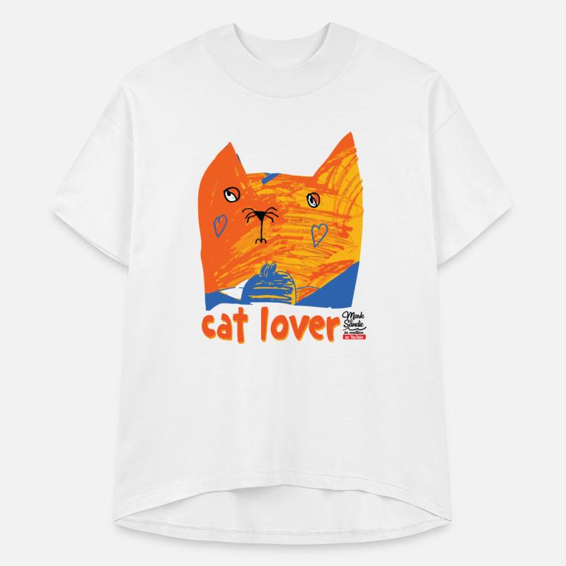 Vibrant Artistic Cat Lover Illustration