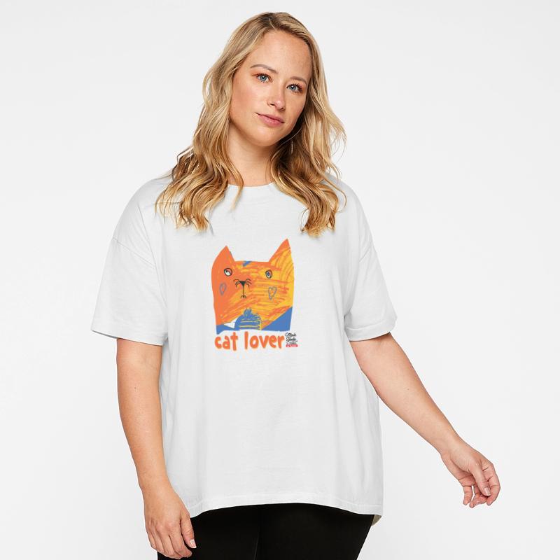 Vibrant Artistic Cat Lover Illustration