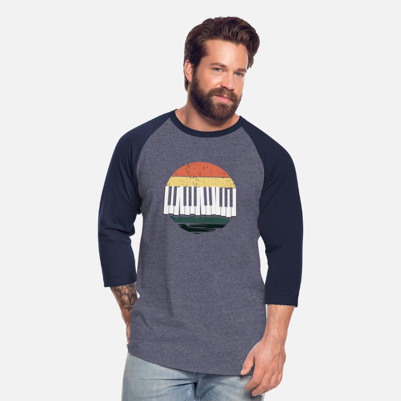 Vintage Devoted Pianists Keyboard Distressed