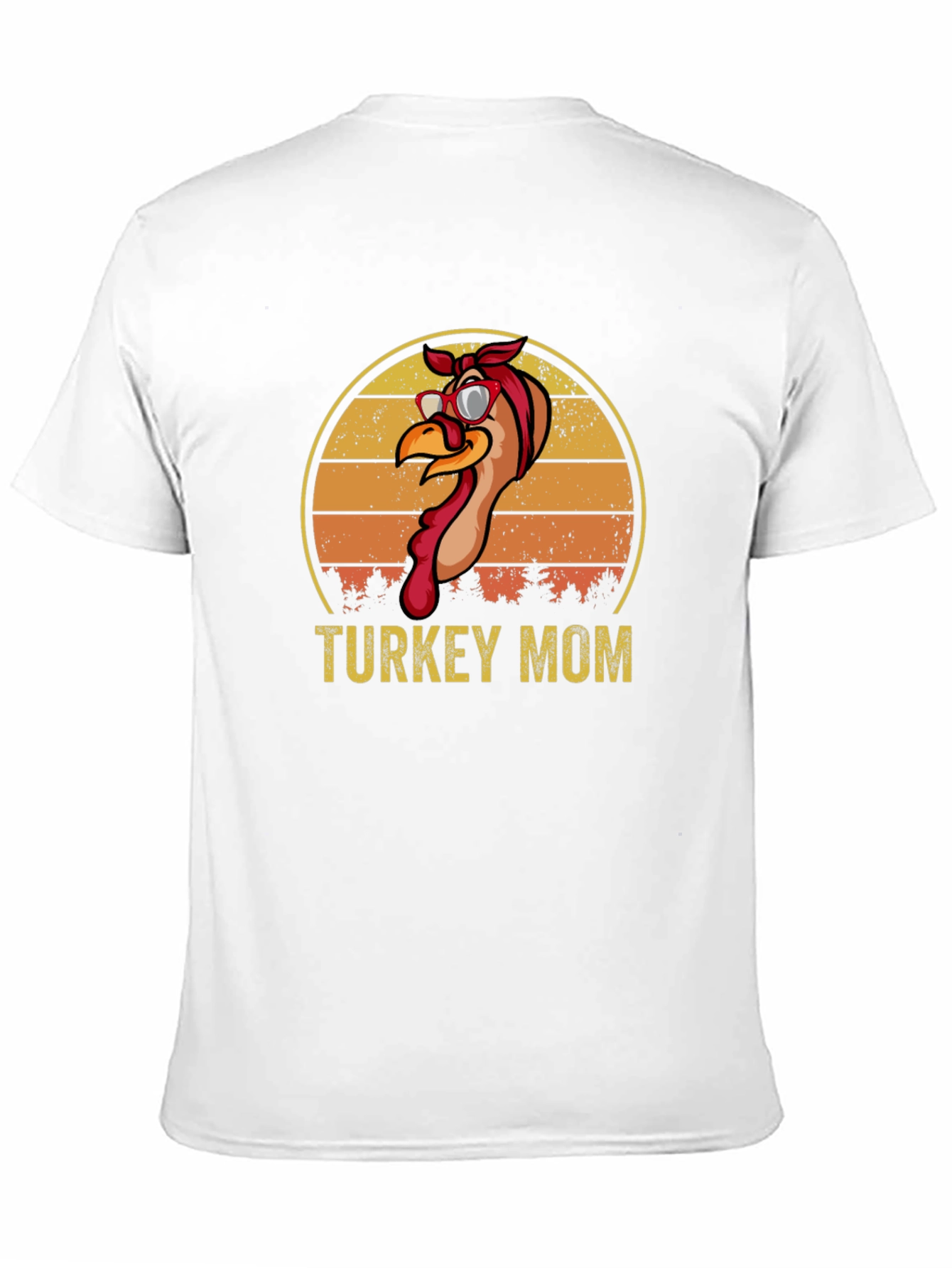 Turkey Mom T-Shirt - Thanksgiving Apparel
