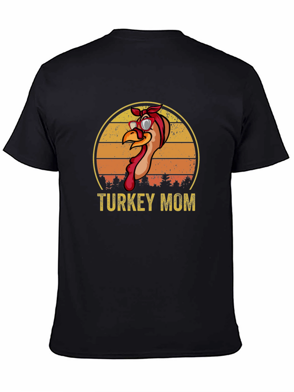 Turkey Mom T-Shirt - Thanksgiving Apparel