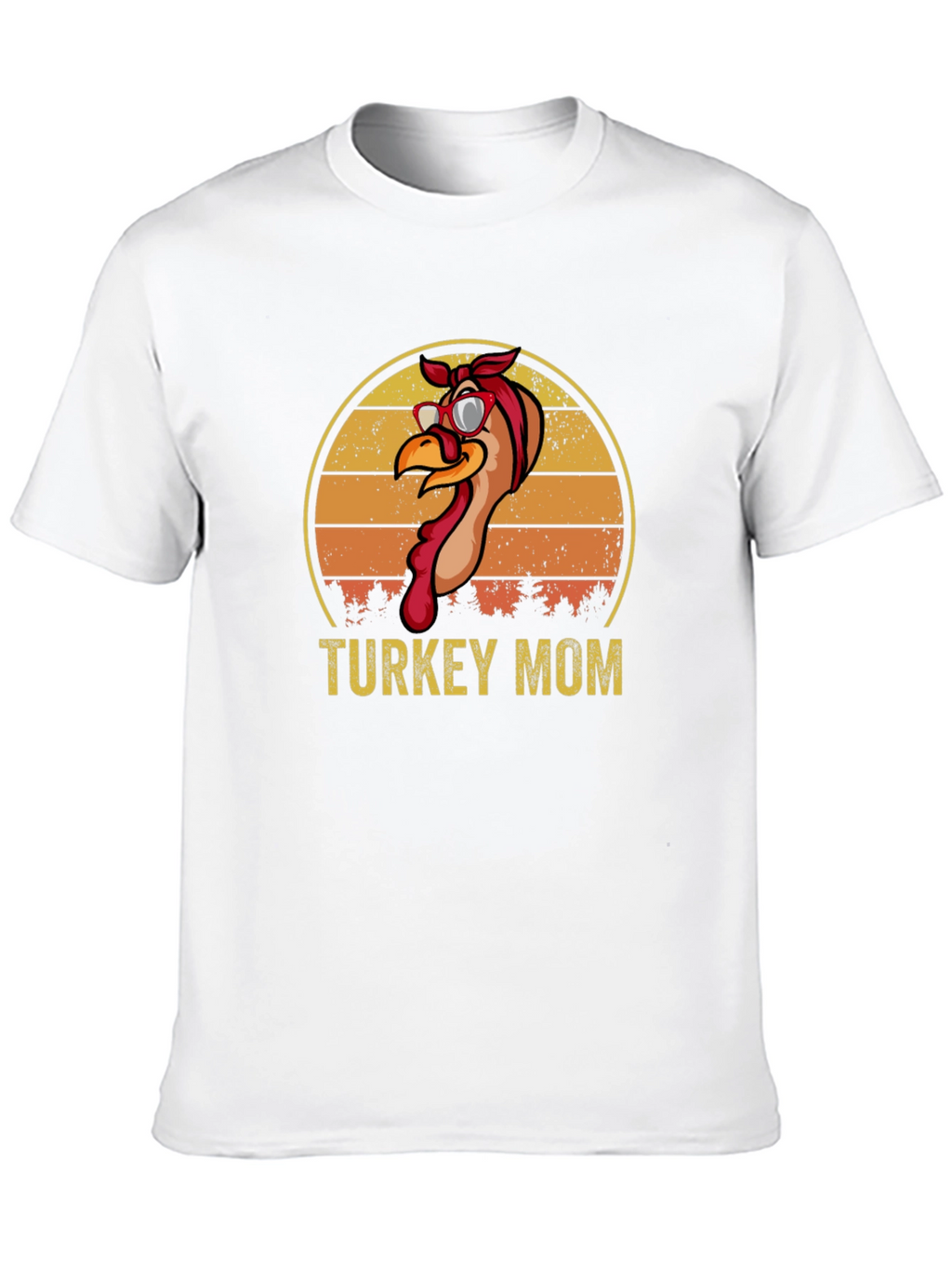 Turkey Mom T-Shirt - Thanksgiving Apparel