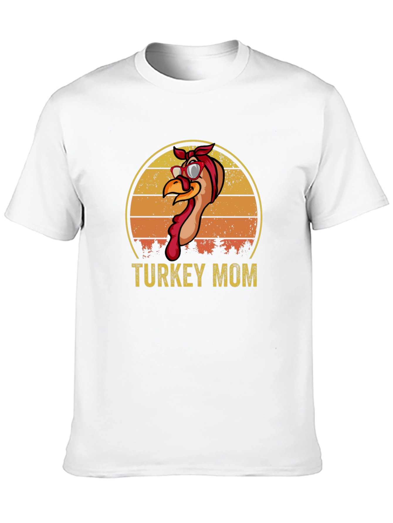 Turkey Mom T-Shirt - Thanksgiving Apparel
