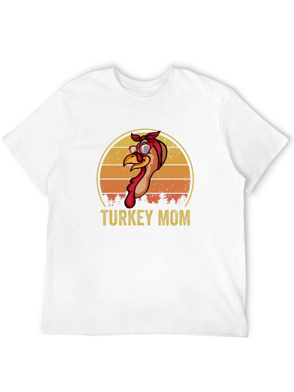 Turkey Mom T-Shirt - Thanksgiving Apparel