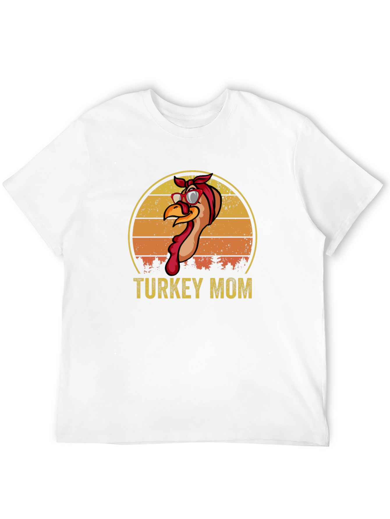 Turkey Mom T-Shirt - Thanksgiving Apparel