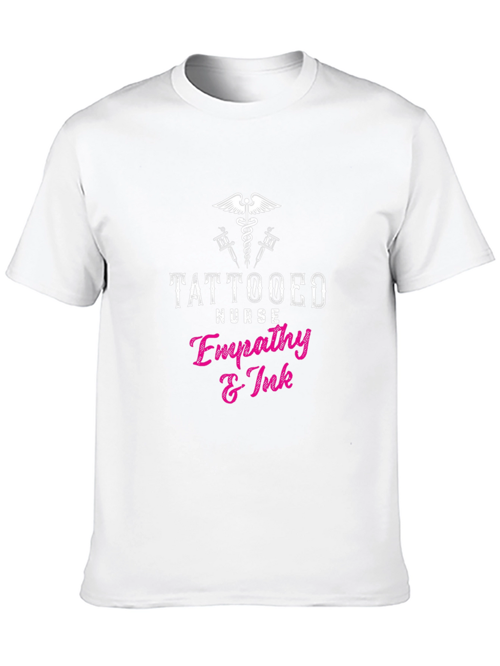Tattooed Nurse Empathy & Ink Graphic T-Shirt
