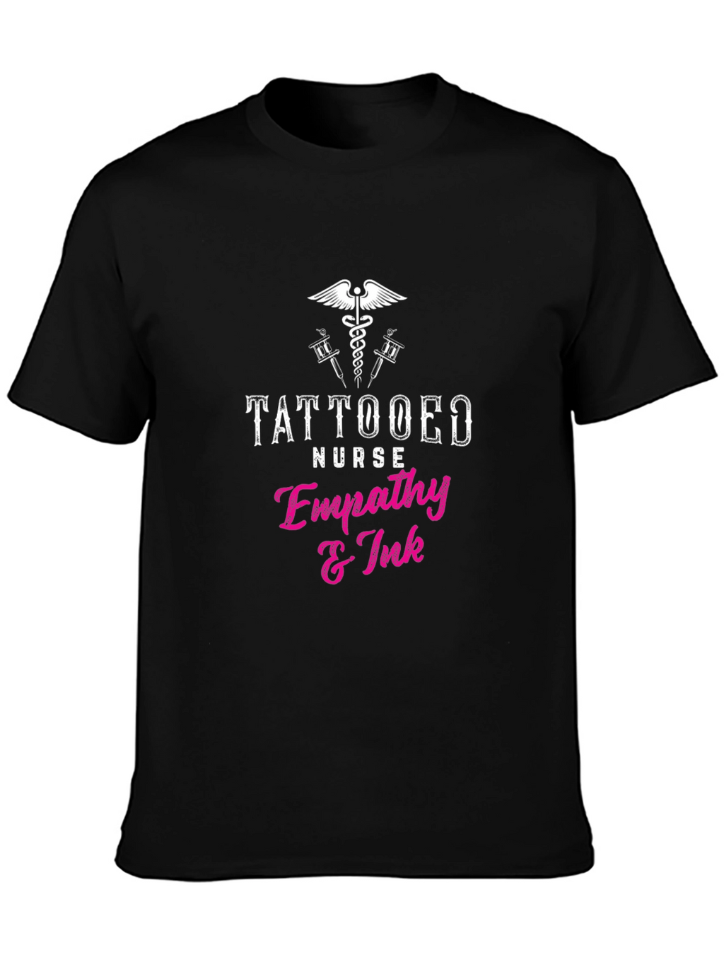 Tattooed Nurse Empathy & Ink Graphic T-Shirt