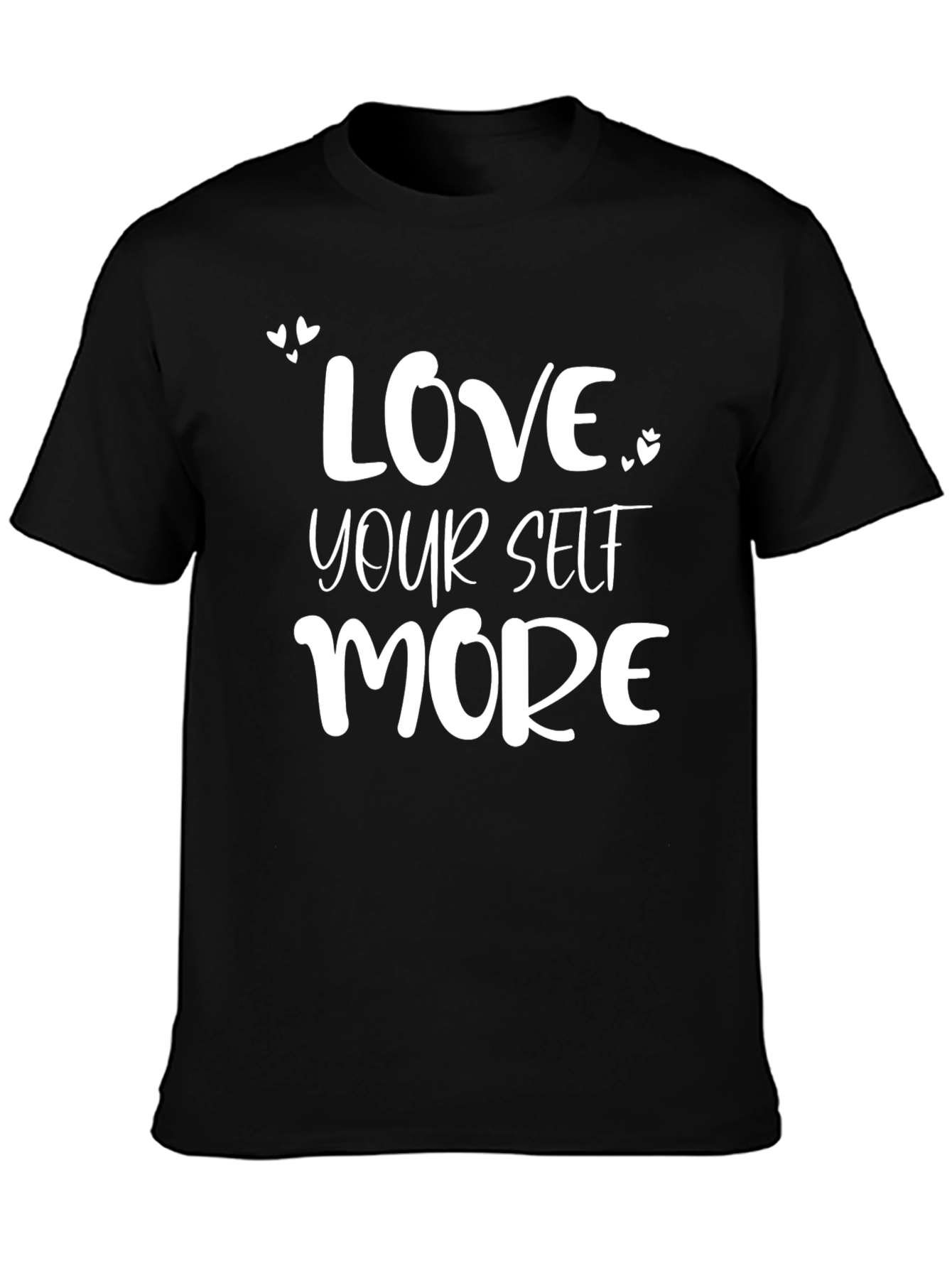 Love Yourself More Graphic T-Shirt - Black