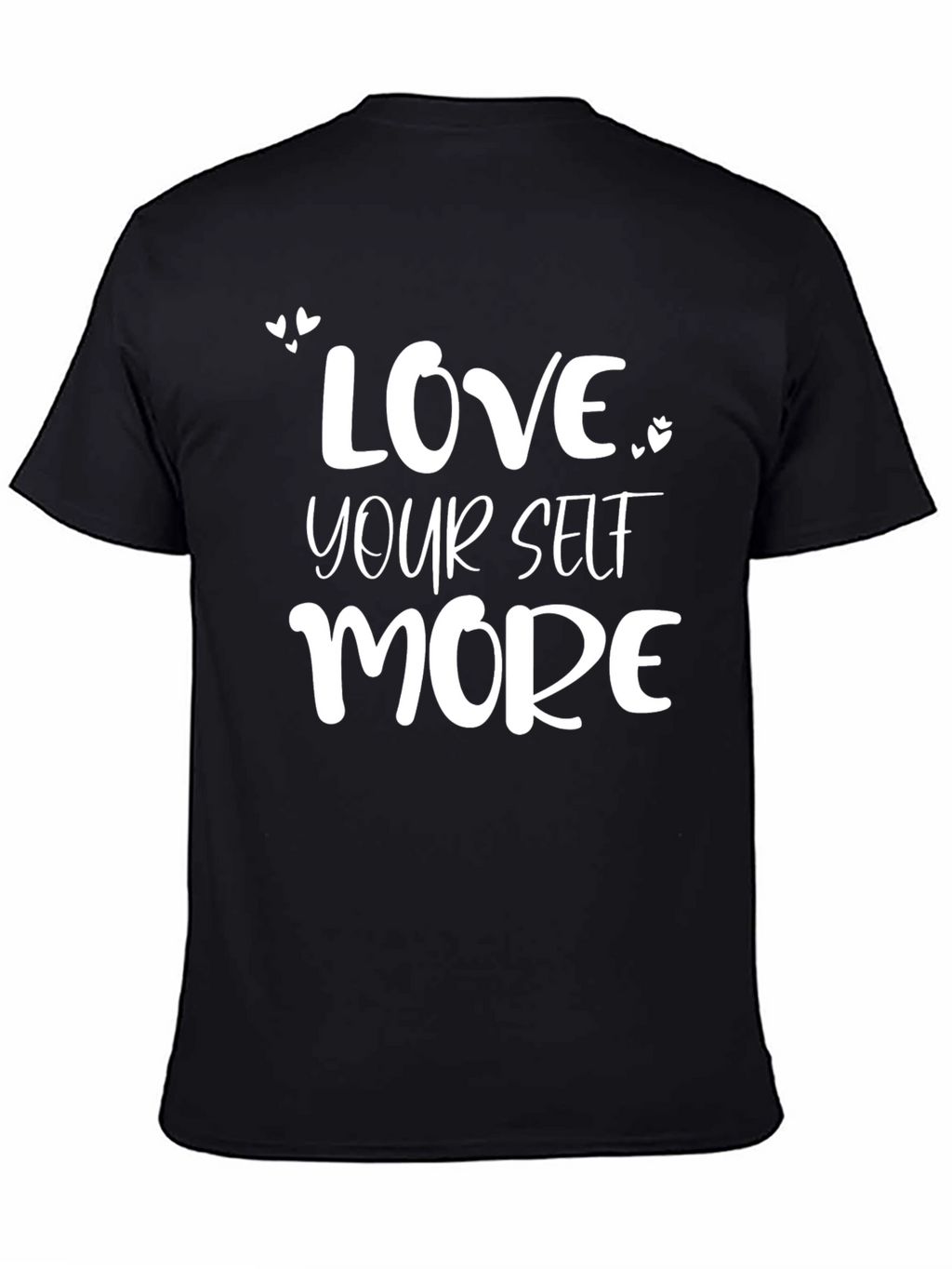 Love Yourself More Graphic T-Shirt - Black