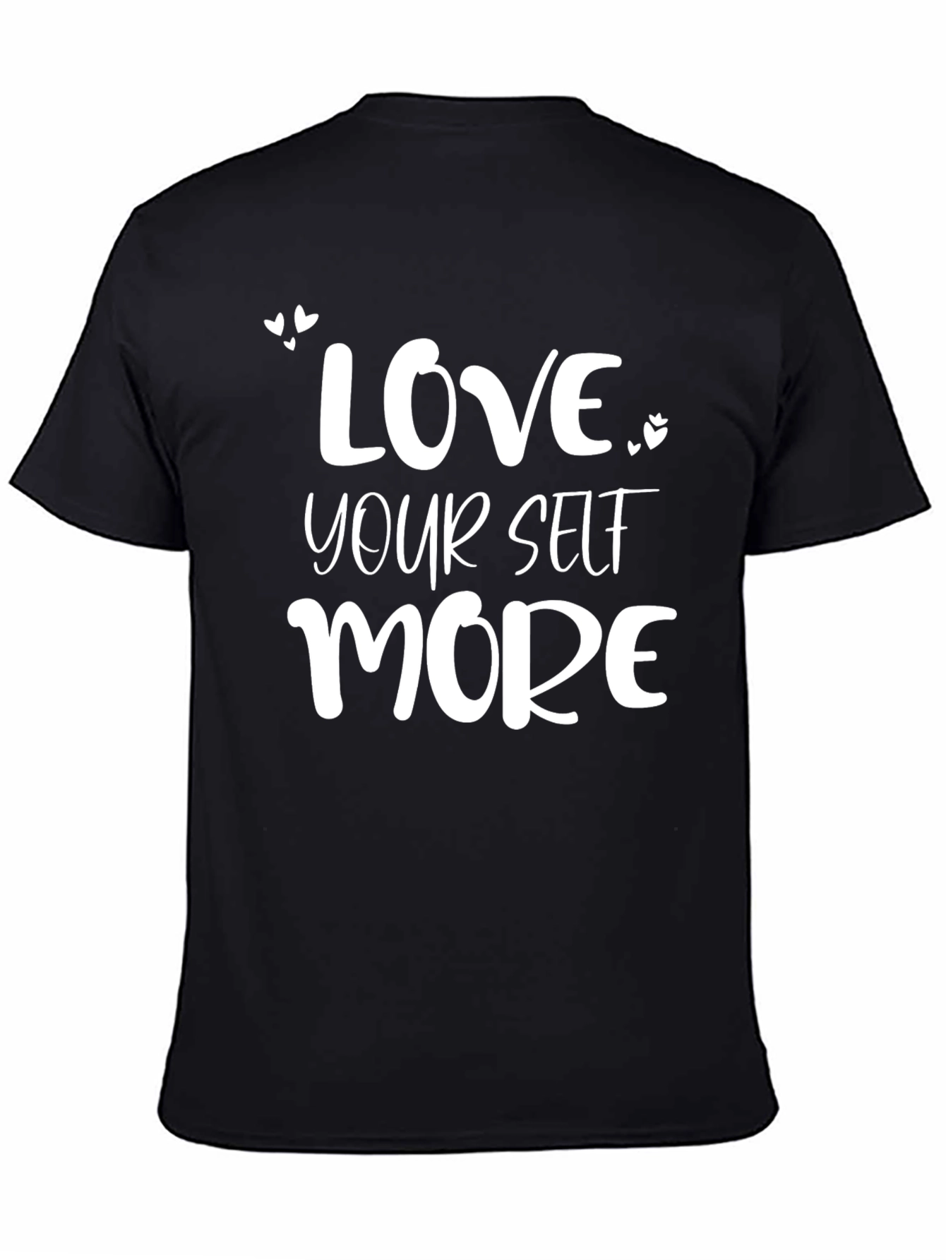 Love Yourself More Graphic T-Shirt - Black