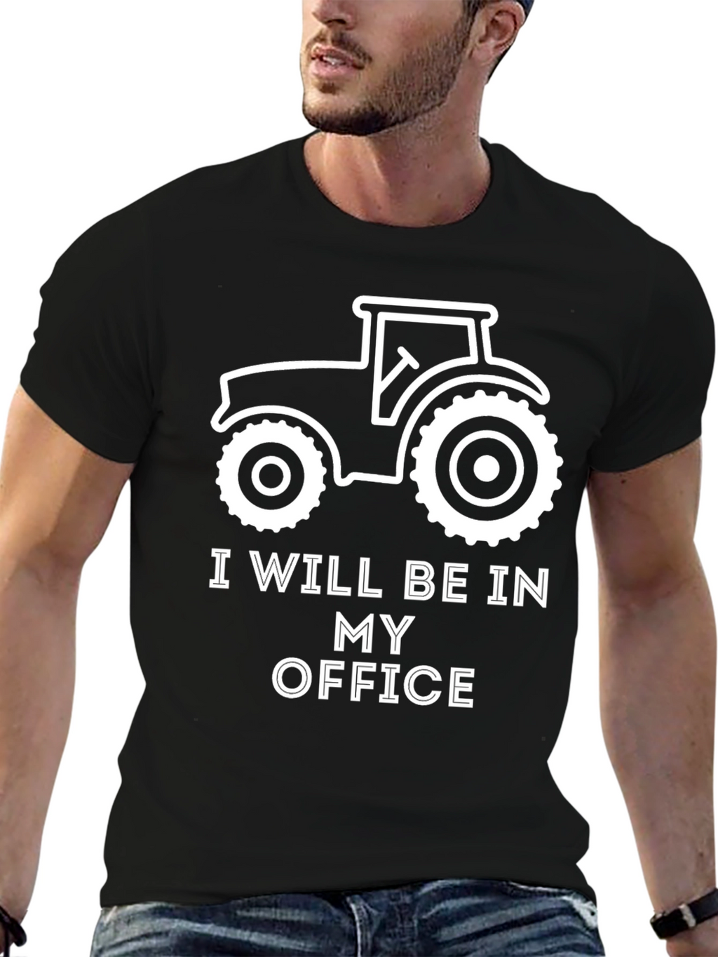 I Will Be In My Office Tractor T-Shirt