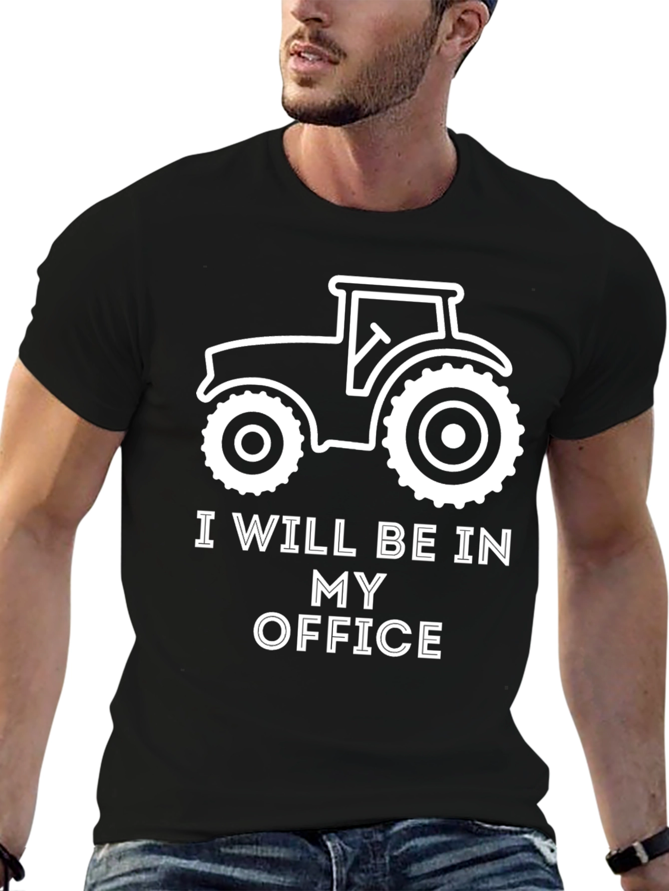 I Will Be In My Office Tractor T-Shirt