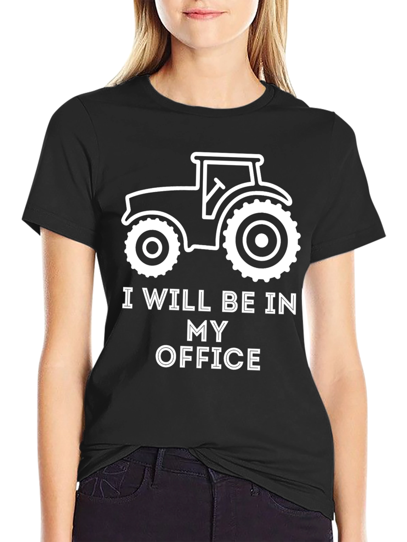 I Will Be In My Office Tractor T-Shirt